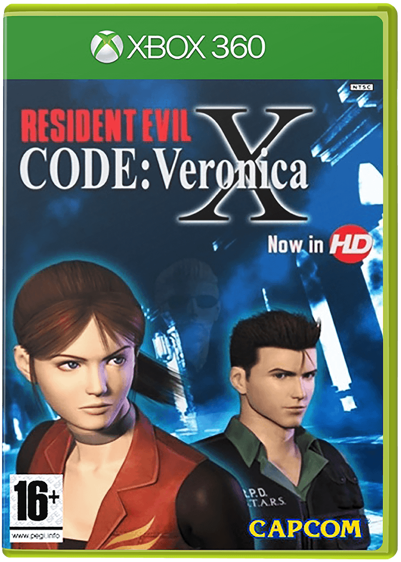 Resident Evil Code: Veronica X box art for Xbox 360